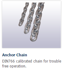 Marine anchor chain